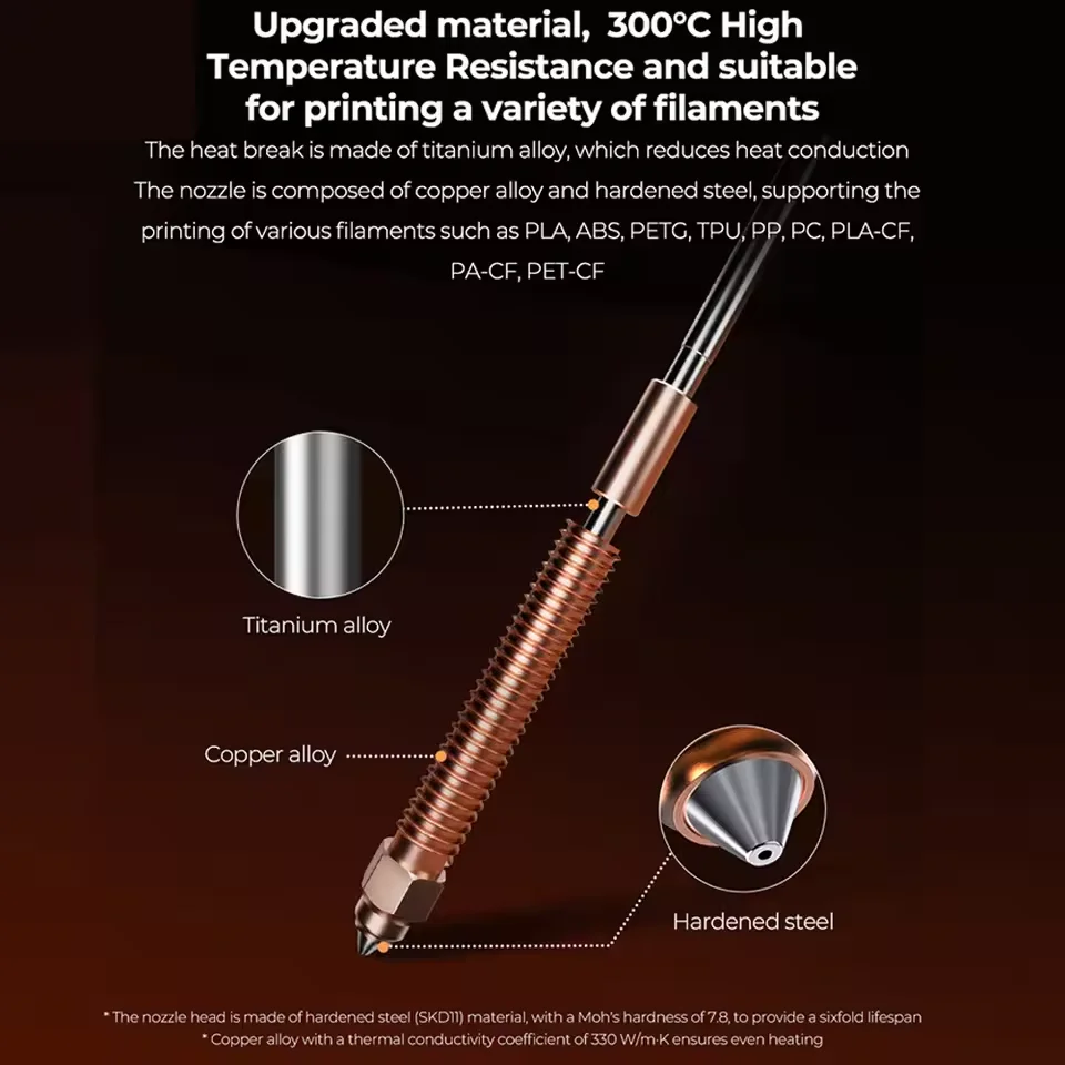 Creality Hi セラミック加熱ブロックキット 300 ℃   Creality Hi 3D プリンターアクセサリー用の高温耐性加熱ブロック