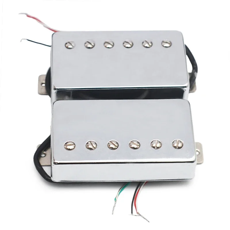 Pickup per chitarra Alnico 5 Humbucker 4 cavo bobina 7.5k/15k Pickup Alnico V per chitarra LP cromato