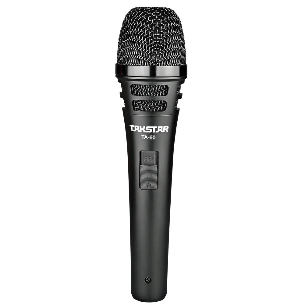 TAKSTAR TA-60 Supercardioid Dynamic Microphone Stage Singing Professional Wired Microphone Karaoke BBOX Recording Vocal Mic