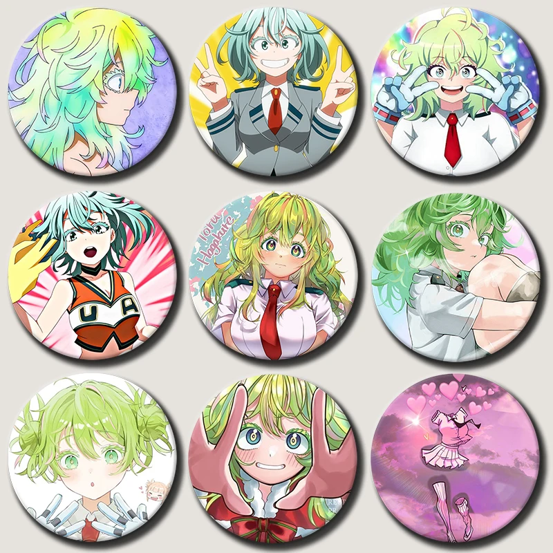 

58mm Anime Character Toru Hagakure Soft Button Pin Hero Cartoon Brooch Creative Badge for Backpack Clothes Decoration Gift