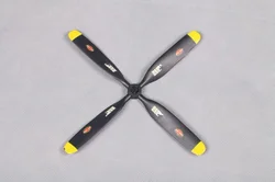 FMSRC 800mm Mini P51 P47 F4U A1 V2 Propeller 7.5*4 inch 4 Blade FMSPROP039 RC Airplane Model Plane Aircraft Avion Spare Parts