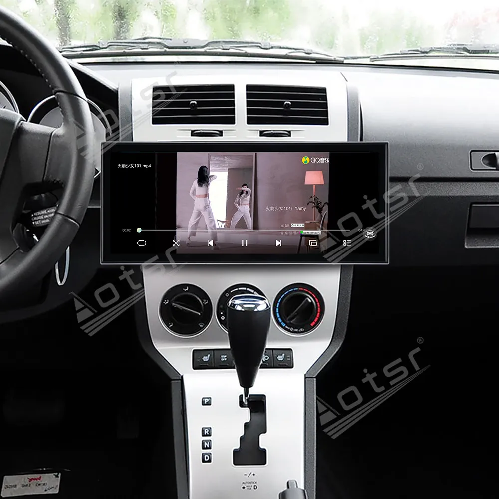 15.8Inch Dash Touch Screen Car Radio GPS Navigation Stereo For Dodge Caliber 2007-2010 Multimedia CarPlay Android Auto Head Unit