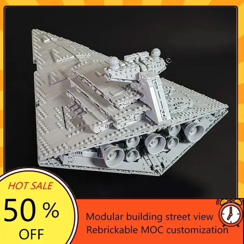 3019PCS Imperial Star Destroyer-Torment Space War Military MOC SpaceShip Battle Model Custom Puzzles DIY Assembly Model Toy Gift