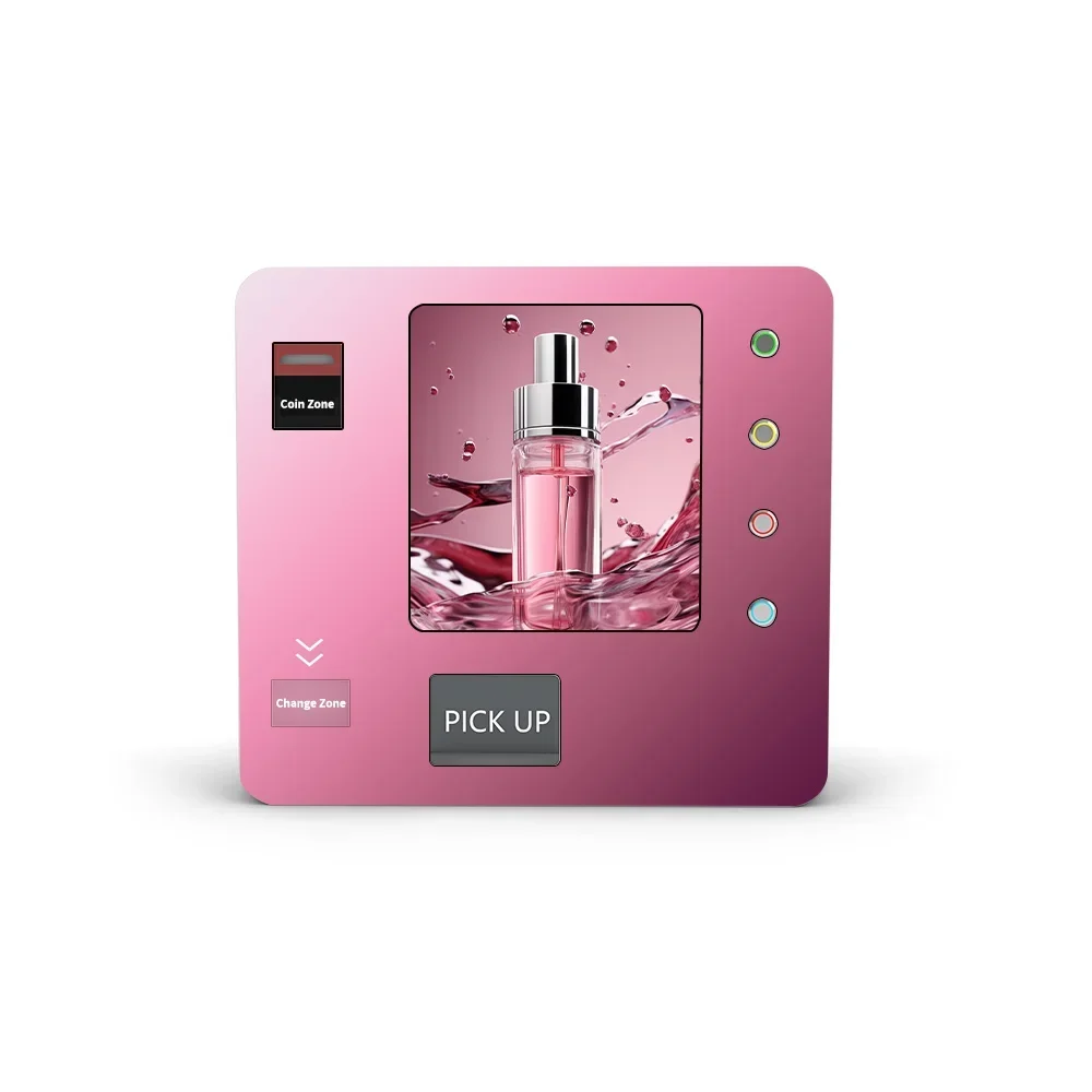 Cosmetic Single Item Perfume Vending Machine For Business Trading Card