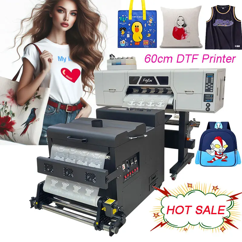 DTF ink  60cm New Printer FY602 DTF PET Film Long Service Life DTF Printing Machine Direct to Fabric