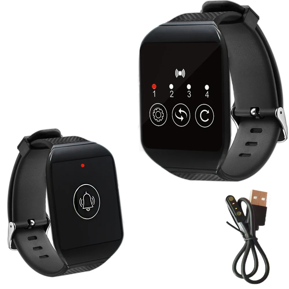 SU-691 Wireless Watch Receiver Waiter Call Restaurant Pager  For Hookah Cafe Dentist Clinic