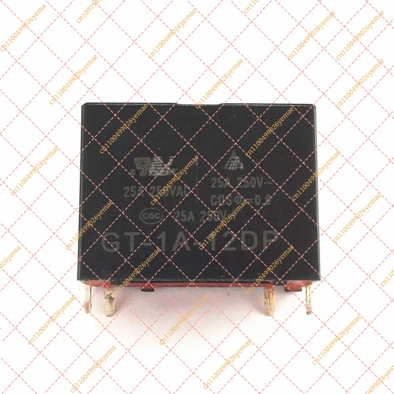 10PCS GT-1A-12D GT-1A-12DP Relay 4PIN 25A DC12V with/without Plug for Air Conditioner Electric Water Heater Motherboard