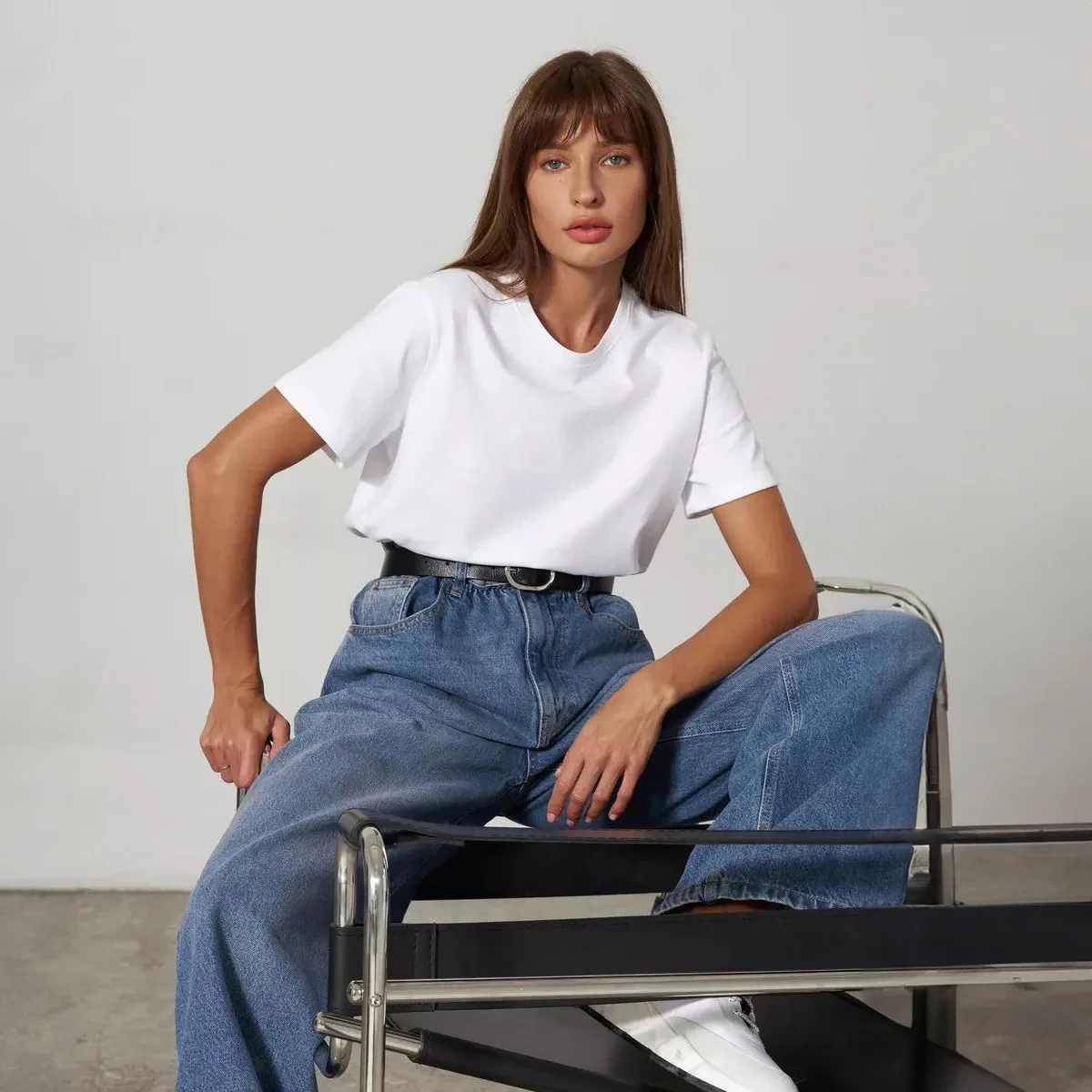 

3XL 4XL 100% Cotton Women's T shirt ,Oversized Casual Solid Tees,Short Sleeve Summer Top,Plain Streetwear Quality Basic Clothing