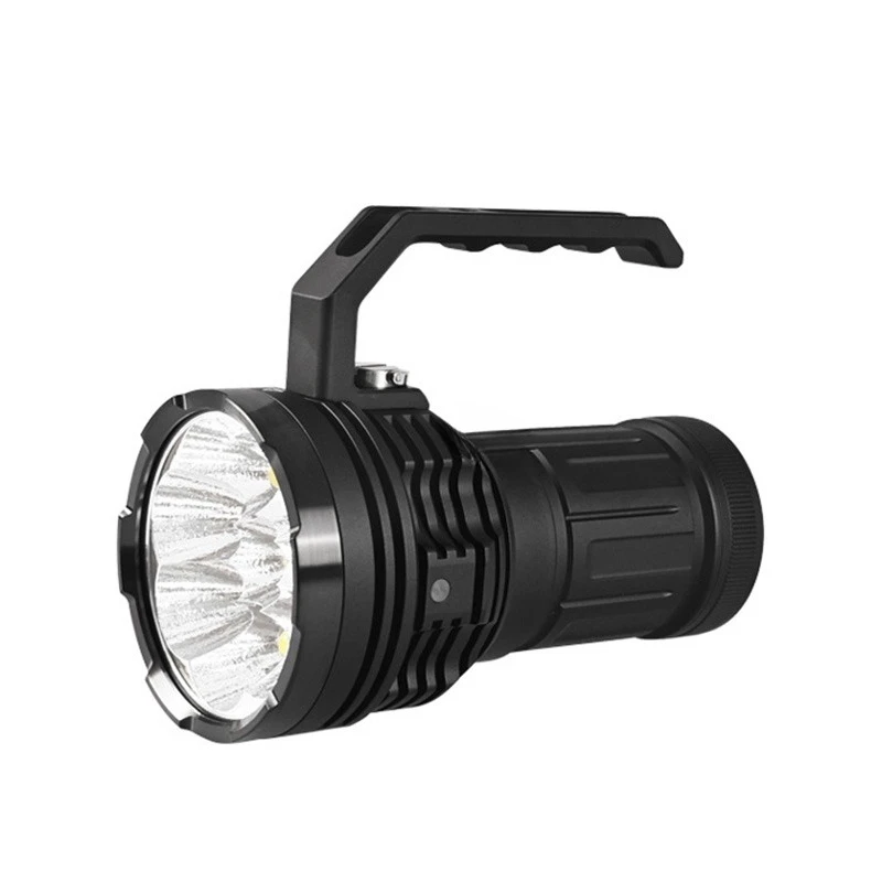 

2.0 super bright flashlight, strong light charging LED outdoor adventure long-range high-power searchlight