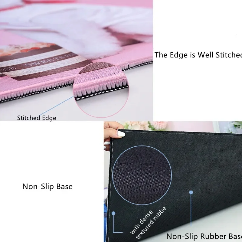 Mauspad Xxl Schokolade Schachfiguren Gaming Laptop Teppiche Maus für Computer Tastatur Desktop Pads Büro Schreibtisch Zubehör Matte