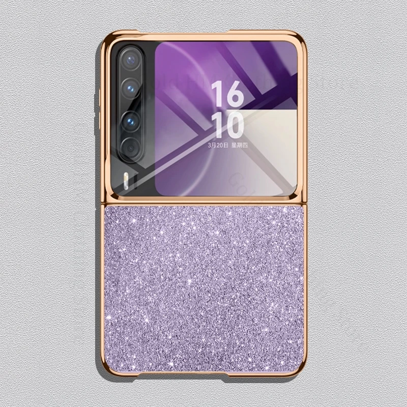 

For Huawei Pura X 6D Plating Phone Bumper Glitter Case Fundas For HUAWEI PuraX VDE-AL00 Electroplated Hard Flip Protective Cover
