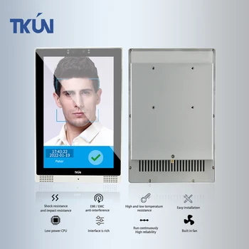 Tguan 10.1 인치 듀얼 카메라 올인원 PC 안면 식별 Android11.0 고성능 CPU 컴퓨터, 내장 듀얼 카메라, 고성능, 컴퓨터, 얼굴 인식