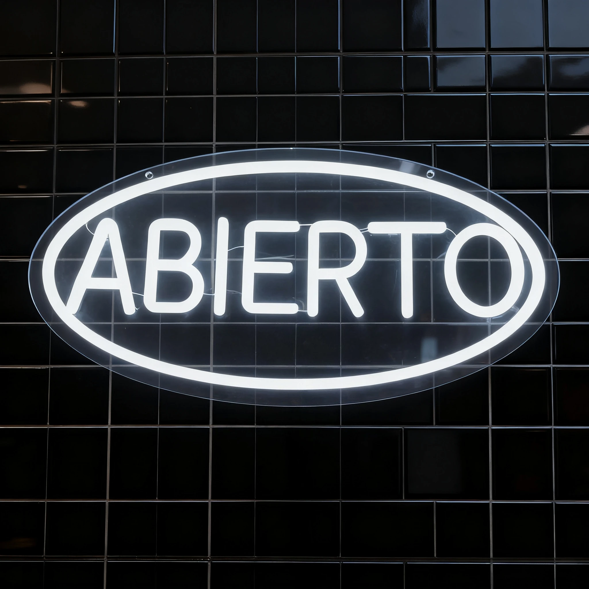 لافتة نيون Abierto المفتوحة الإسبانية، علامات LED للأعمال لمختلف المتاجر، مناسبة للتعليق على نافذة جدار المتجر كديكور الغرفة