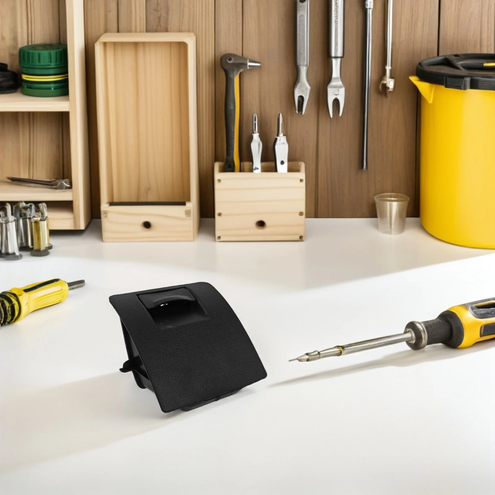 

Portable Black Coin Storage Box Vehicle Change Organizer Spacious Durable for Car Must Haves Travel and Home Use