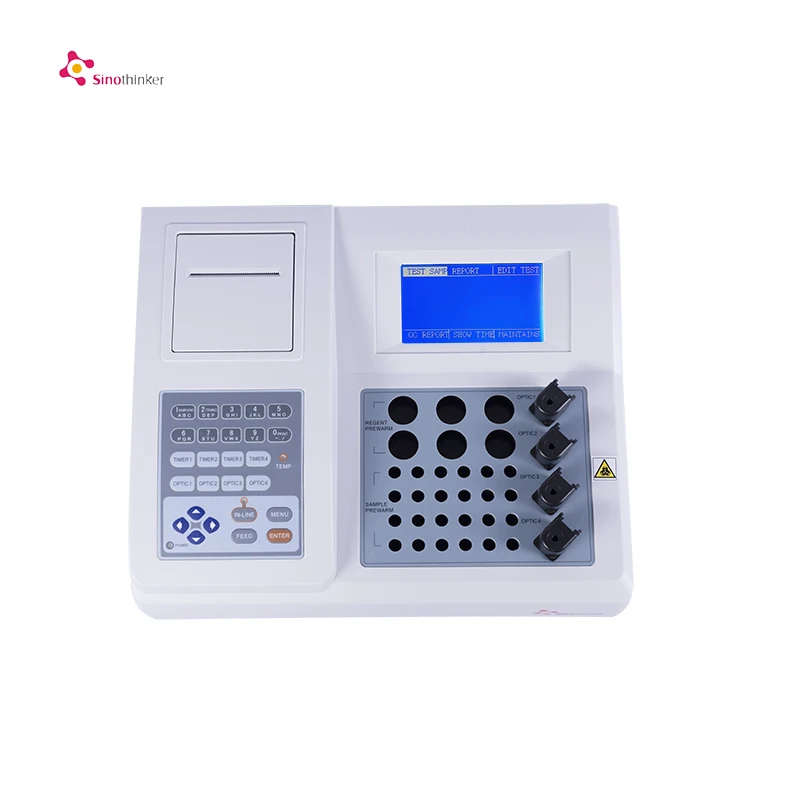 

Best Selling Medical Device Manufacturer Clinical Machine 4 Channel Coagulation Analyzer