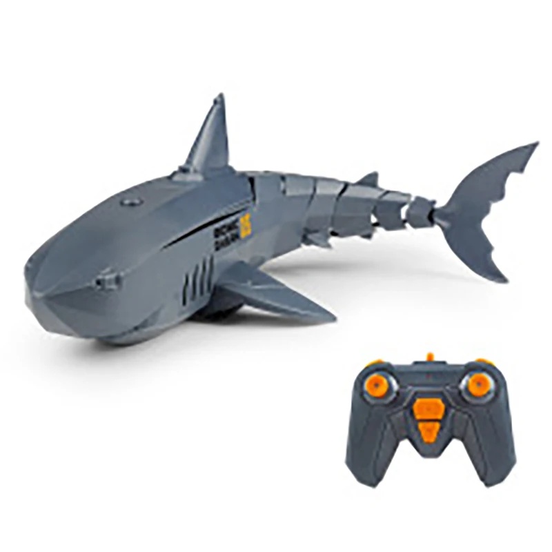2.4G Simulazione Animali telecomandati Robot sottomarini RC Shark Giocattolo divertente Pesce elettrico Giocattoli per bambini all'aperto Ragazzo Regali di Natale
