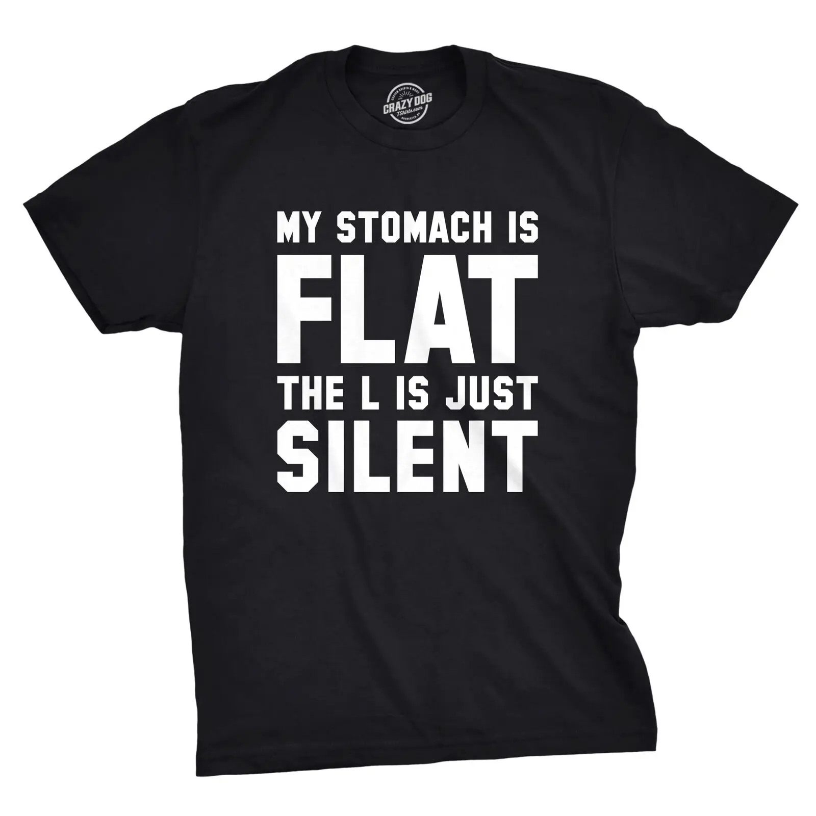 

Mens My Stoh Is Flat The L Is Just Silent Tshirt Funny Fitness Humor Tee