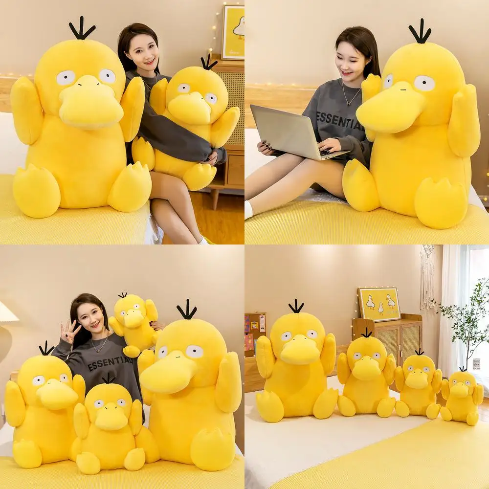 

Кавайная плюшевая игрушка, милый Покемон Psyduck, мягкая кукла, желтая утенок, плюшевая игрушка, детский подарок на день рождения для детского фестиваля