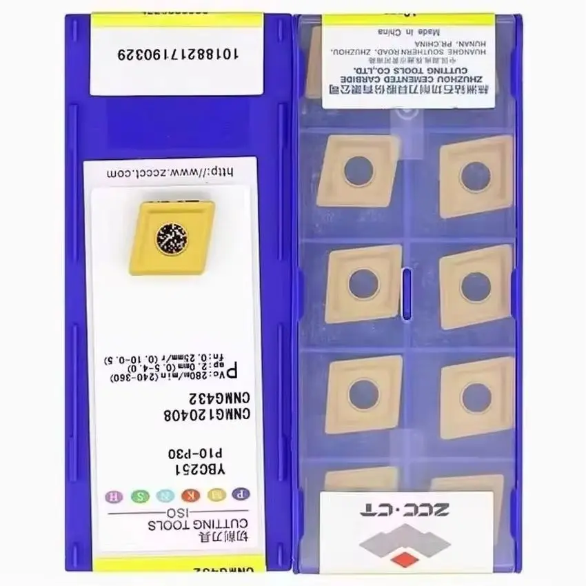 

CNMG120408 YBC251/CNMG120408 YBC252/CNMG120408 YBC151/CNMG120408 YBC152 ZCC.CT Твердосплавные пластины для инструментов с ЧПУ Токарные пластины