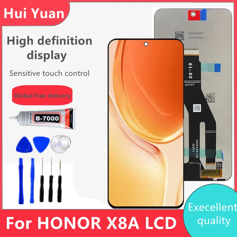 

Original For Honor X8A LCD Display Touch Screen Digitizer Assembly, 6.7"; For Honor X8A Screen Repair CRT-LX1, CRT-LX2, CRT-LX3