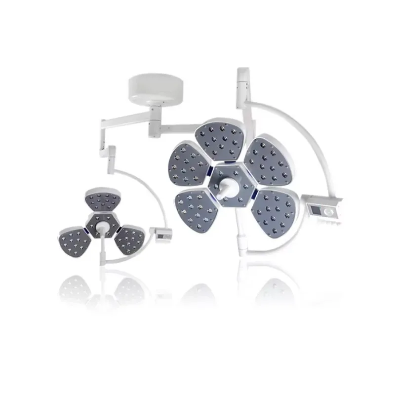 

2026 Adjustable Double Head Shadowless Surgical Lamp LED5 Operating Light for Hospital and Veterinary Use for Animal Care
