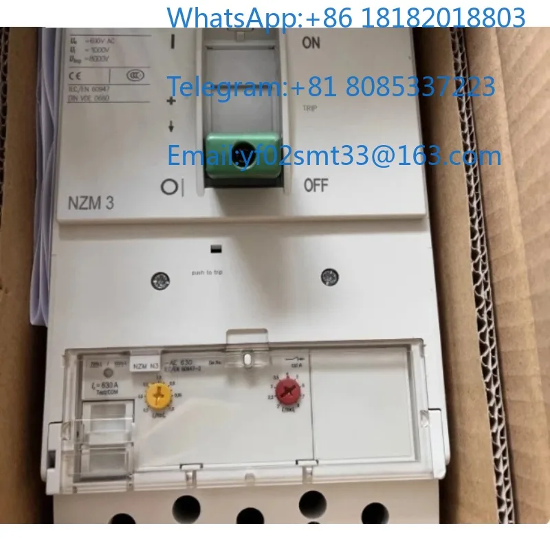 NZM3 Moulded Case Circuit Breaker, Adjustable Overload Short Circuit MCCB For Industrial Machine Tool Power Distribution Cabinet