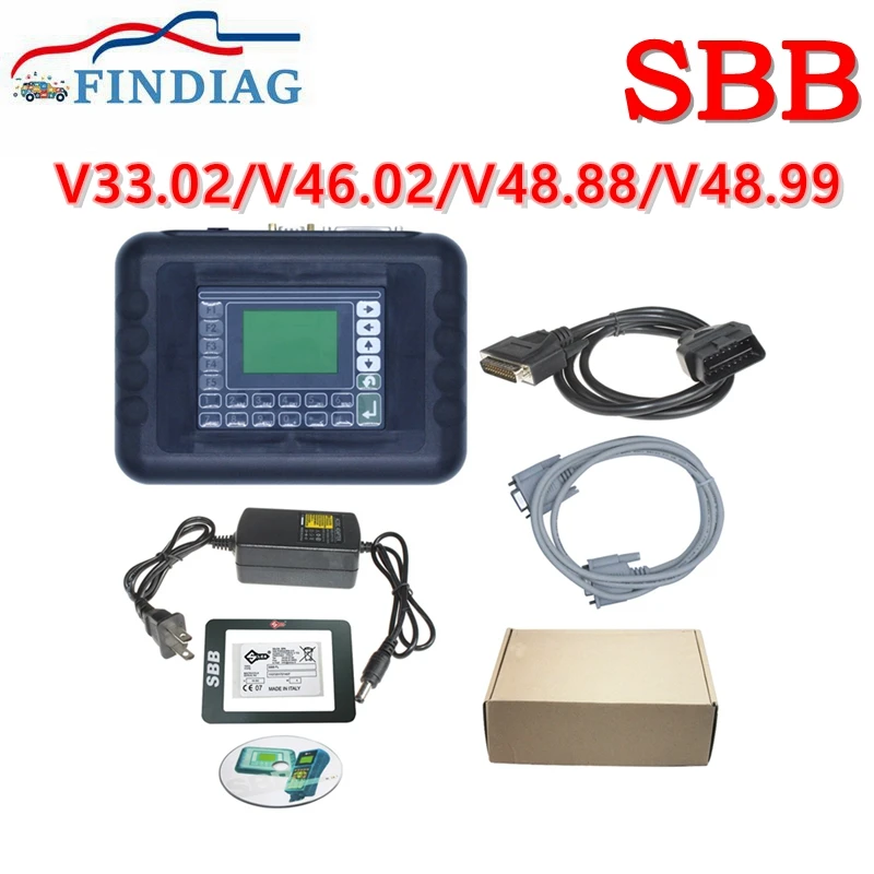 

Latest V33.02/V46.02/V48.88/V48.99 SBB Key Programmer Auto Transponder Silca SBB Suppports Multi-Brand Cars New Key Maker Tool