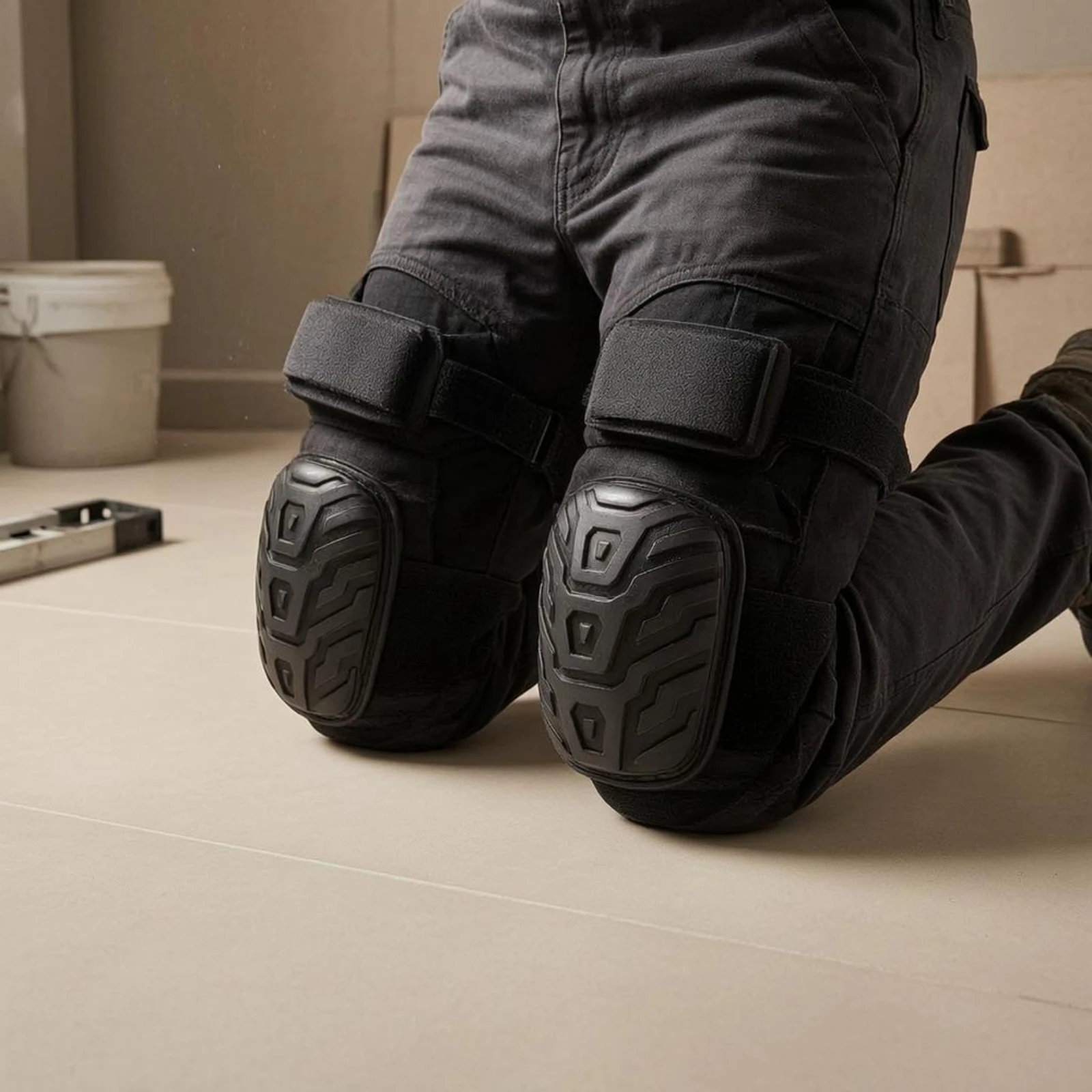 Work Knee Pads Molded Shell Floor Kneeling Pads Work Knee Pad Waterproof Material Safety Gear Textured Surface