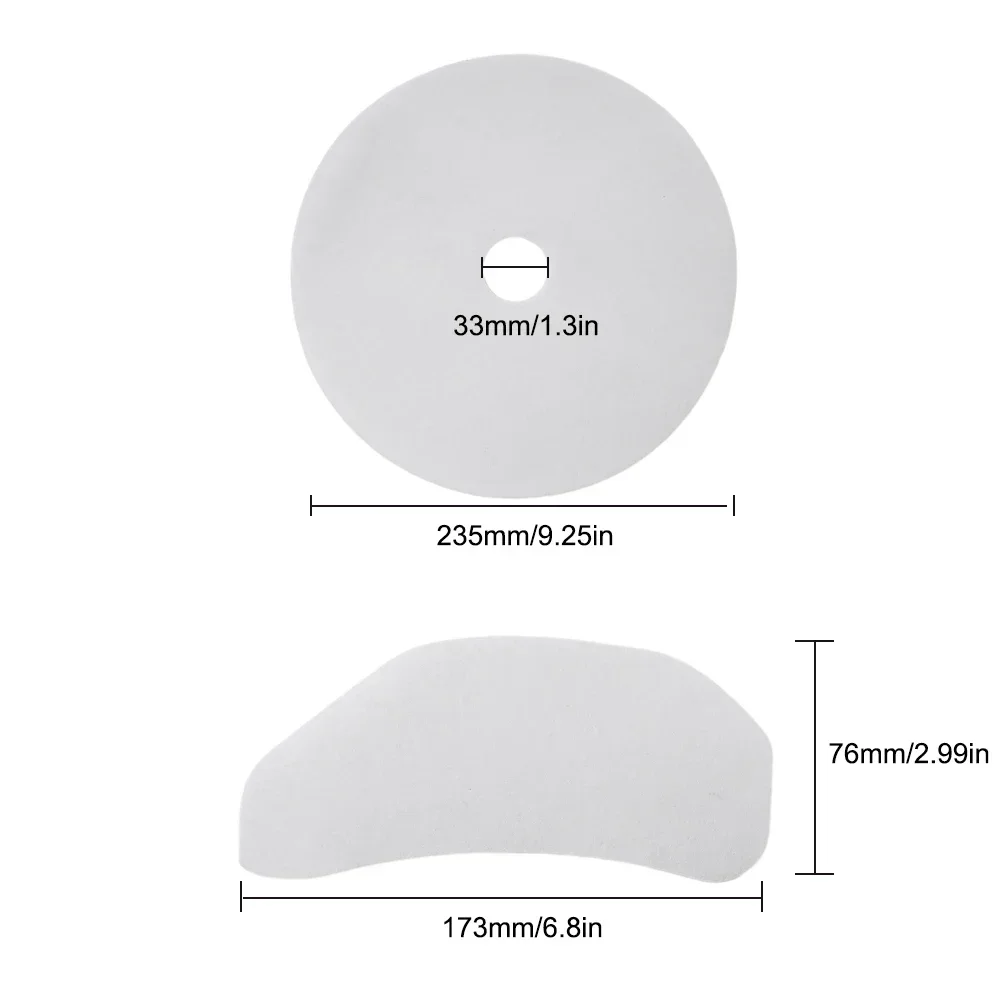 Filtro secador de eficiencia de algodón para BUSH DHB7VTDW, piezas de tela de microfibra, accesorios blancos DHB7VTDB para entrada de aire TD3CNBW