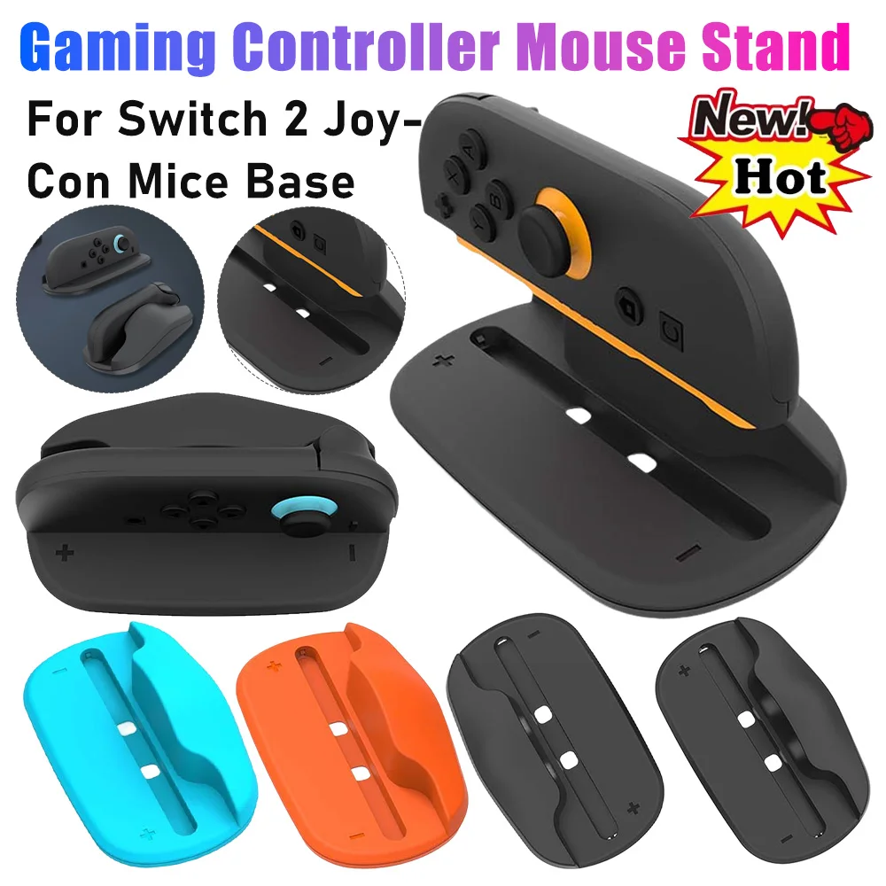 2PCS Gaming Controller Mouse Stand Ergonomic Handle Stand Holder Game Handle Case for Switch 2 Joy-Con Accessories