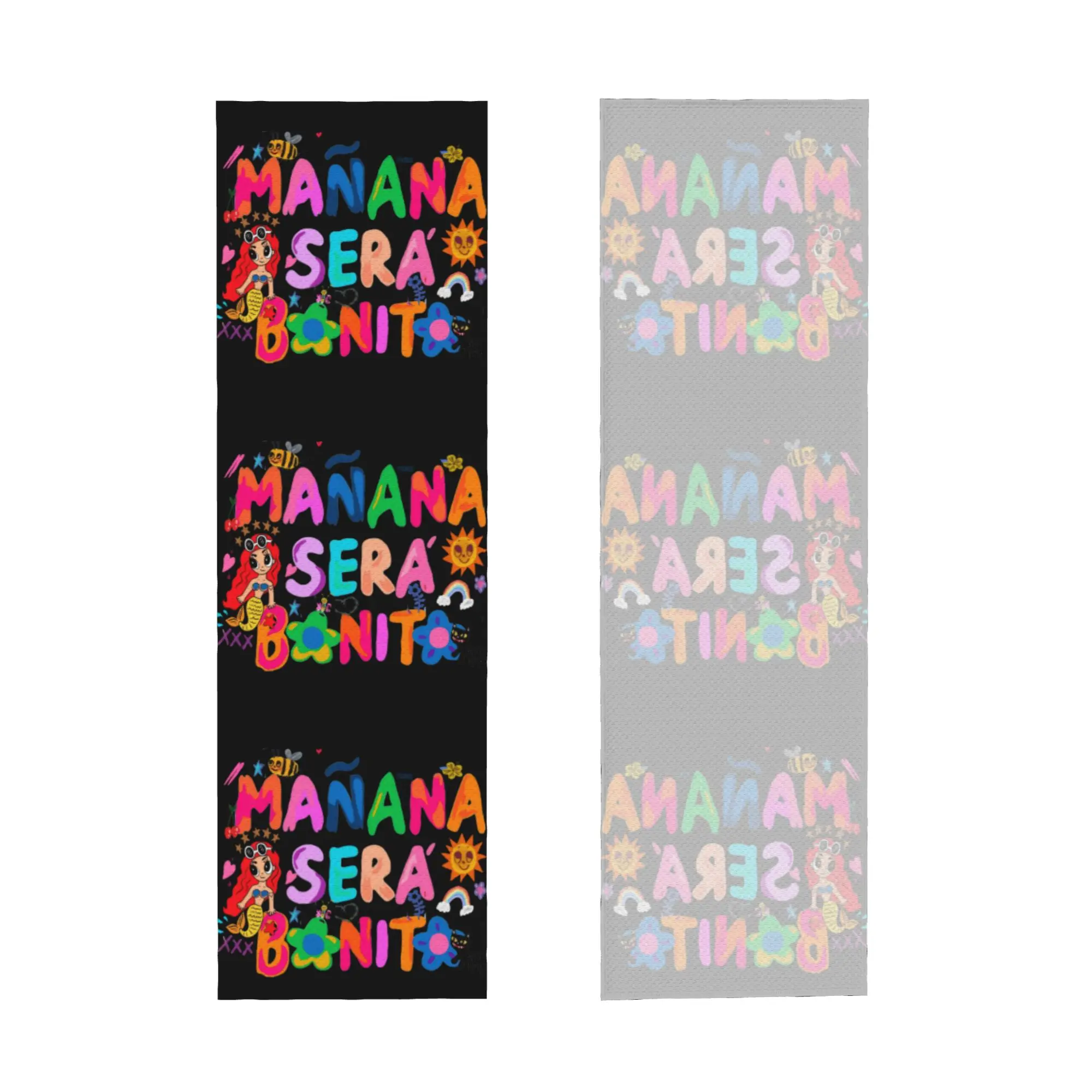 Colombian Singer Karol G Manana Sera Bonito Cold Exercise Towel Face Towel Quick Drying  Bath Breathable Cold Towel