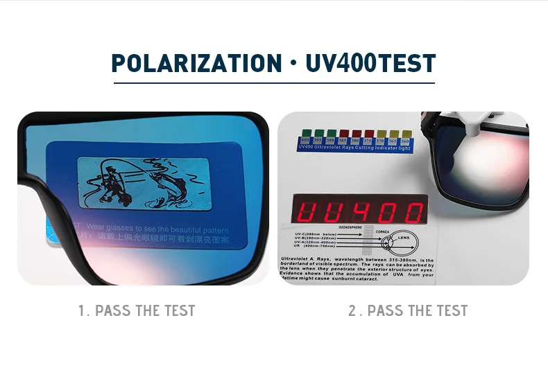 HD Polarisierte Sonnenbrille Männer und Frauen UV400 Sonnenbrille Marke Designer Goggle Spiegel Einteilige Objektiv Brillen – Detail 4