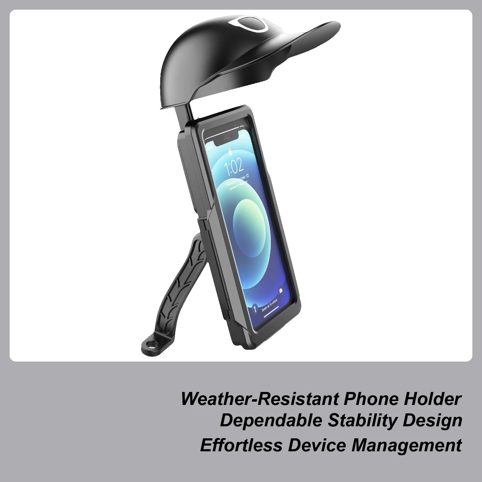 

Подставка для телефона на мотоцикле, кронштейн для шляпы от солнца для езды на велосипеде, водонепроницаемое крепление для мобильного телефона для женщин и мужчин, езда на мотоцикле, велосипеде