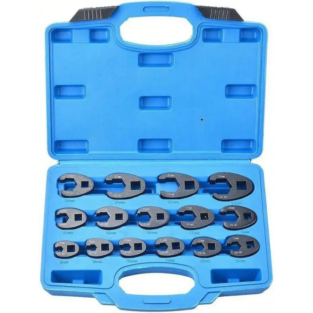 Horn Wrench Head Set, Open Wrench Head Tube Wrench Road Repair Tool Auto Repair