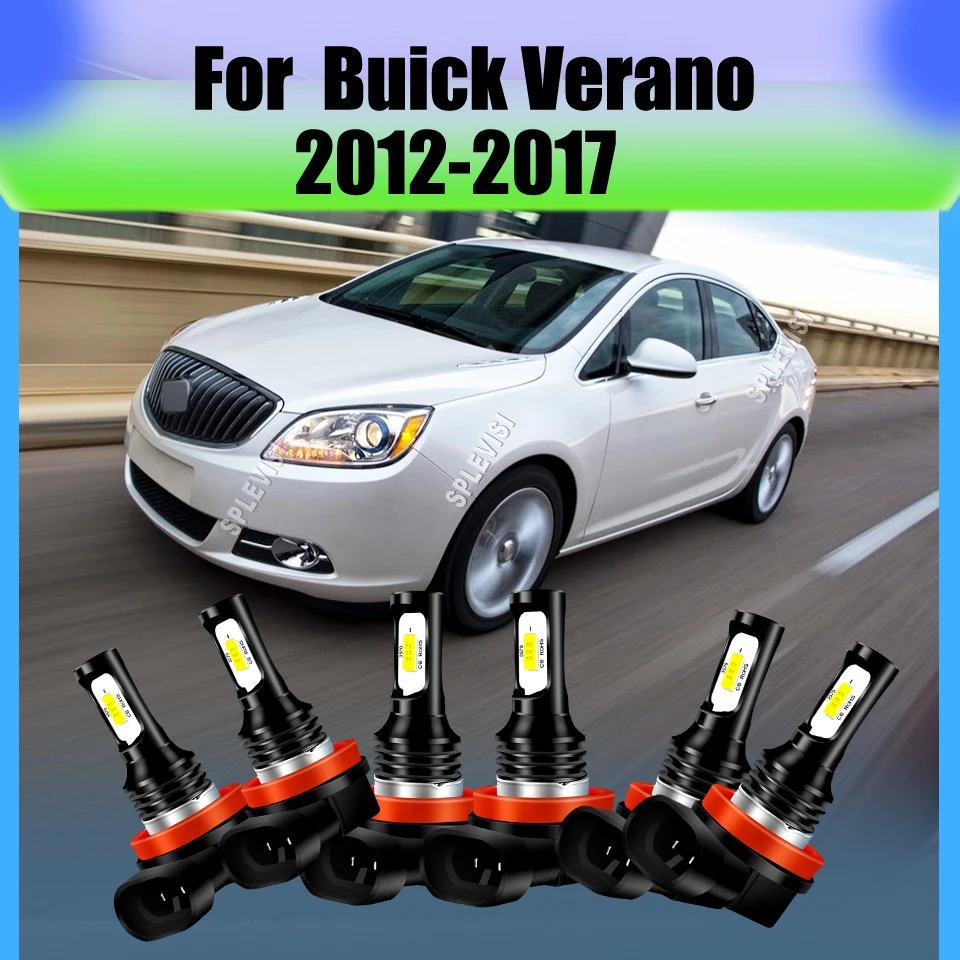 

9-16v LED Light Mini Lamp CSP Wireless Car Headlight Foglight 70W/Pair For Buick Verano 2012 2013 2014 2015 2016 2017