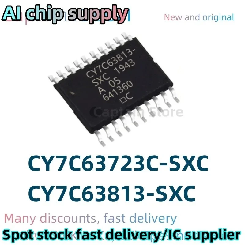 5PCS  CY7C63813-SXC CY7C63723C-SXC 100% Brand New Original Integrated circuit MCU SOP18