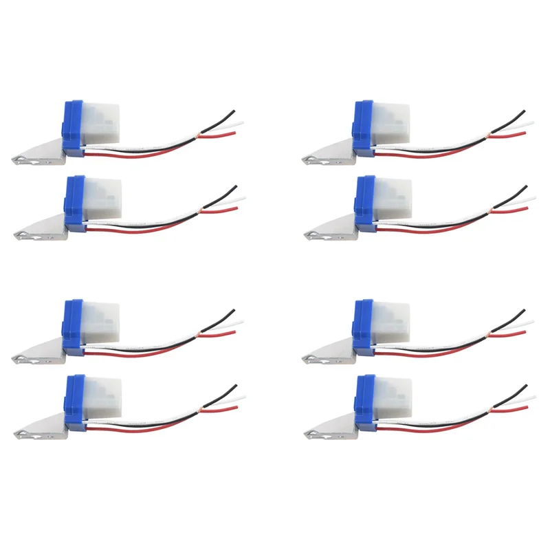 

BMBY-8Pcs Автоматическое включение и выключение датчика уличного освещения Фотопереключатель 220 В 10 А Автоматический переключатель