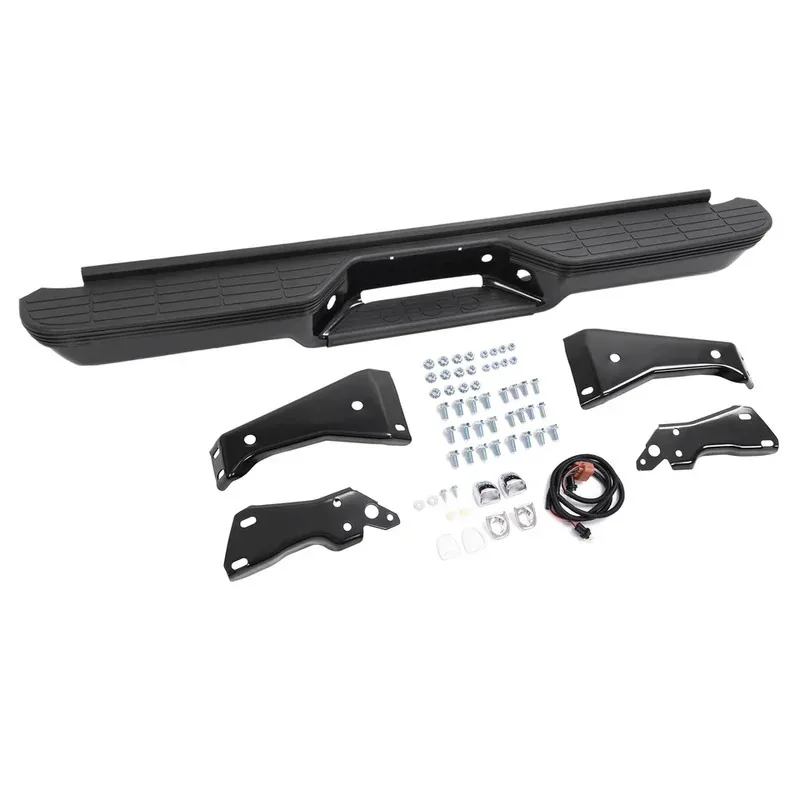 

Powder-Coated Black Rear Bumper for 88-00 C1500 C2500 K1500