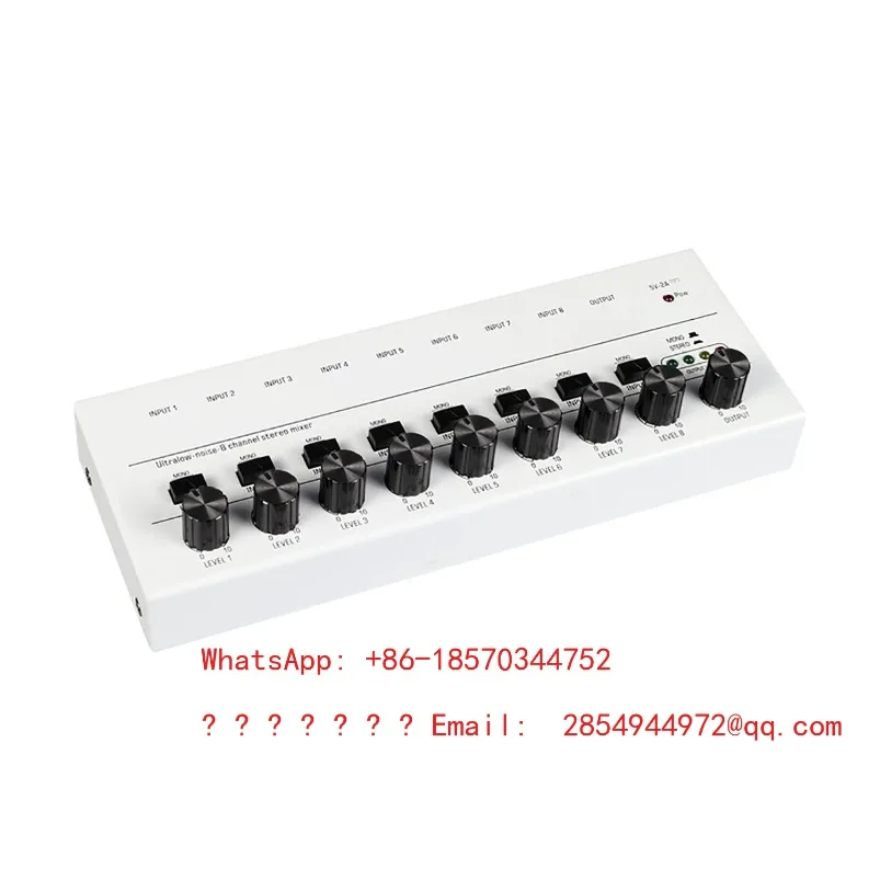 MX4 Four Channel Mixing Console Portable Independent Operational Amplifier Mixing Input Control