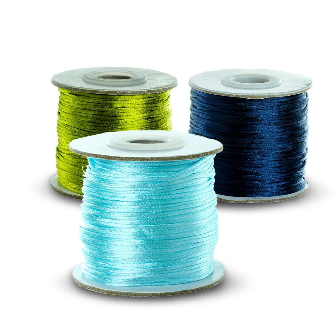 80Yards/Lot 1.5mm Nylon Thread String Colorful Satin Cords For Ornament Making DIY Crafts Material Clothing Finding Accesso