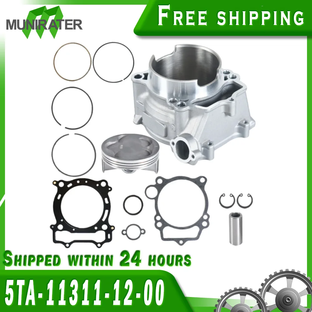 Cylinder Piston Kit Replacement for Yamaha YFZ450 Stock Bore 95mm 2004-2009 5TA - 11311-12 - 00