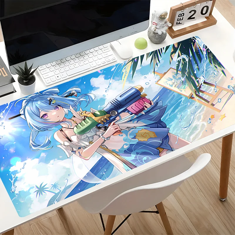 Anime Mouse pad HD Print Office Computer Desk Mat Large Gamer Keyboard Pad H-honkai Impact 3 Gaming MousePad Decoracion carpet
