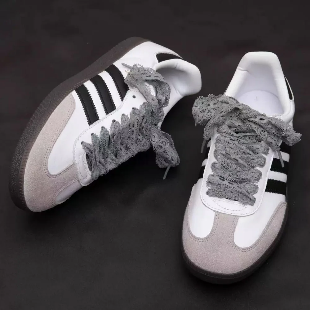 8 Farben, 2,9 cm Breite, flach, weich, ausgefallene Spitze für Turnschuhe, Schnürsenkel, Trend, Schönheit, Rosa, Weiß, Freizeitschuhe, Schnürsenkel, Zubehör – Detail 8