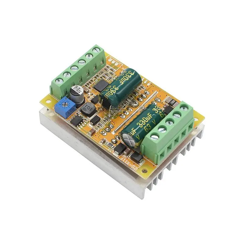 

CJSD-DC 5-50V 12V 24V 48V 300W Motor BLDC Three Phase Controller PWM No Hall Motor Control Driver Board