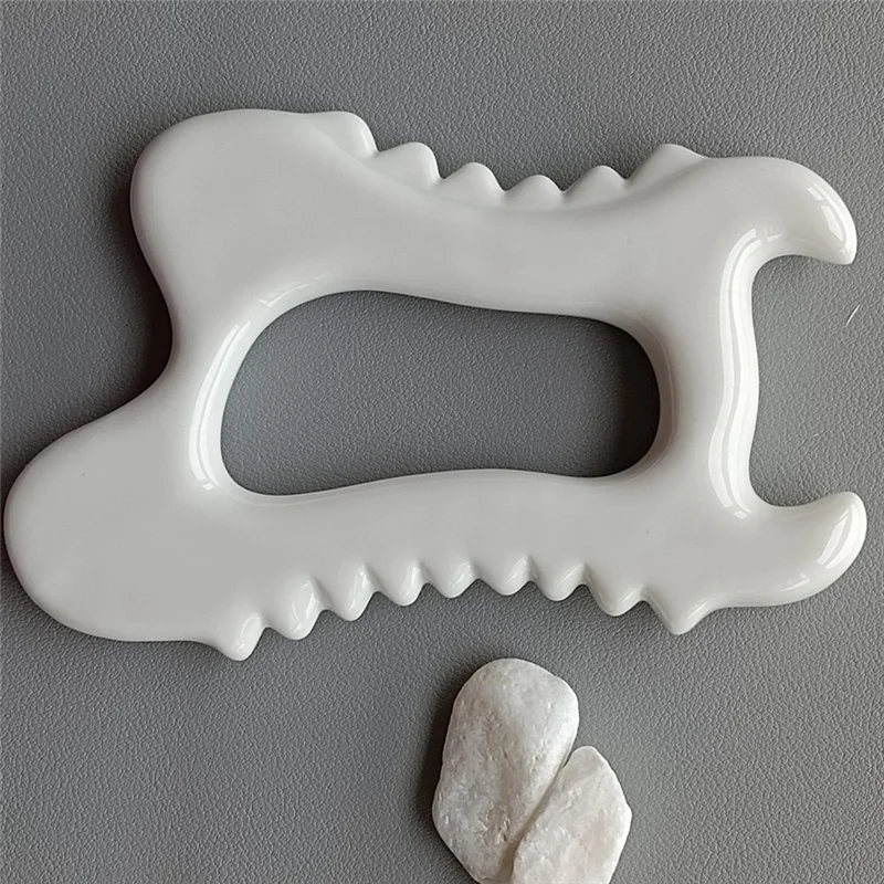 Outils de Guasha pour le visage, outils de Guasha pour le visage, masseurs de visage, planche grattoir en céramique pour