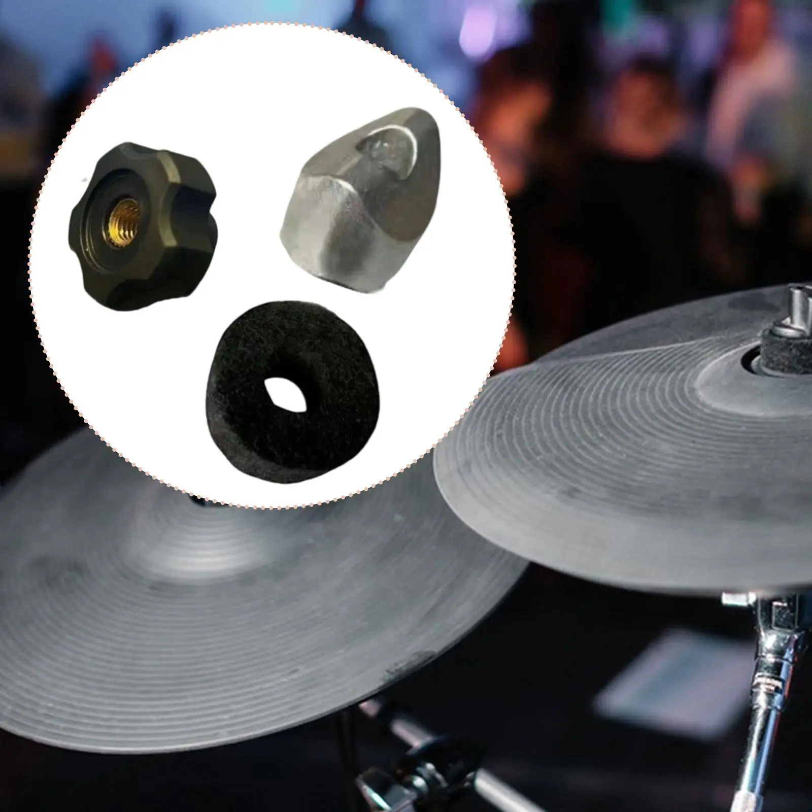 

Cymbal Holder Locator Compact High Performance Drum Set Parts Positioner