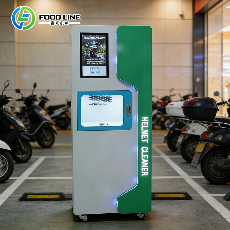 Smart Vending Helmet Machine with Multilingual Support and Networking FL Custommized