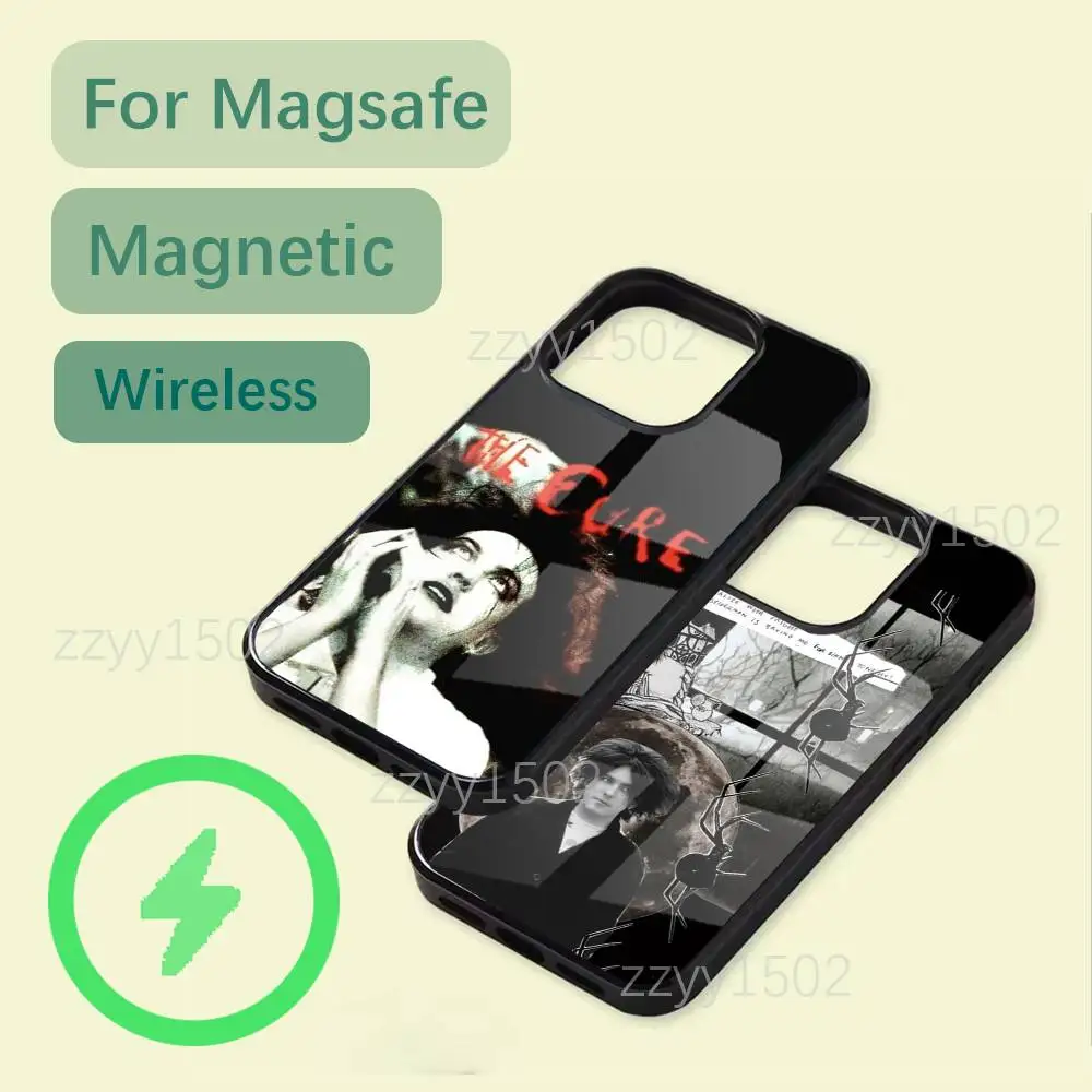 

The C-CureS Robert Smith Phone Case For iPhone 17,16,15,14,13,12,11,Pro,Max,Plus,Mini,SE4,E Magsafe Wireless Charging