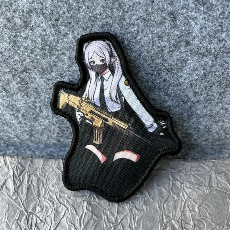 Parche táctico anime con velcro para mochila - imagen 5