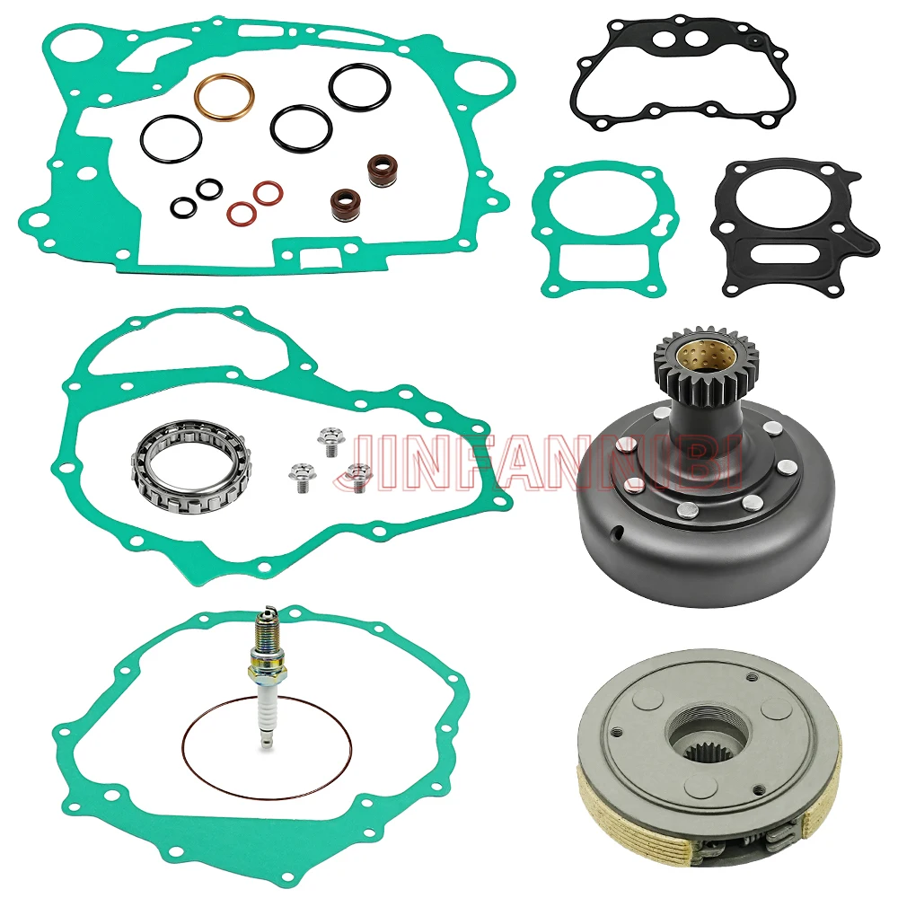 

For Honda Sportrax 250 TRX250EX 2001 2002 2003 2004 2005 2006 2007 2008 Wet Clutch Drum Housing Assy & Gasket Kit